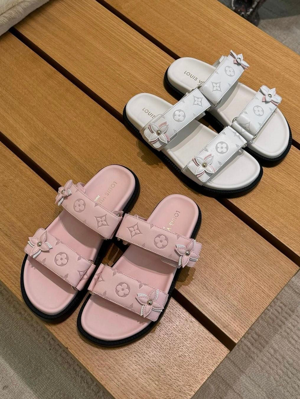SANDALS PINK/WHITE