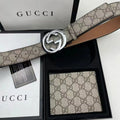 Ceinture et portefeuille "GG"