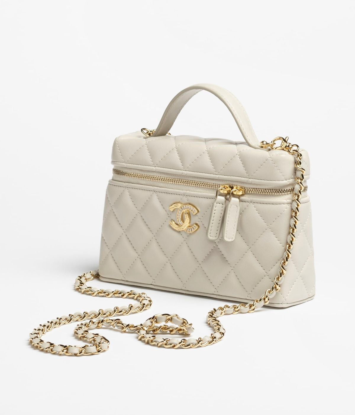 VANITY BAG white/cream