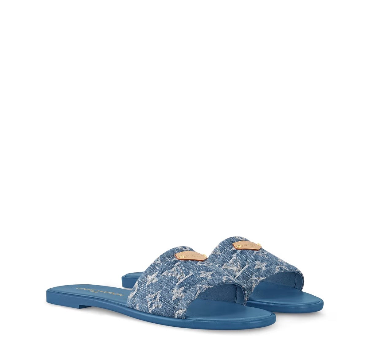 SANDALES EN JEAN BLEU
