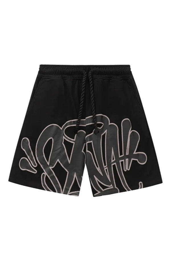 Ensemble court "Graffiti" noir