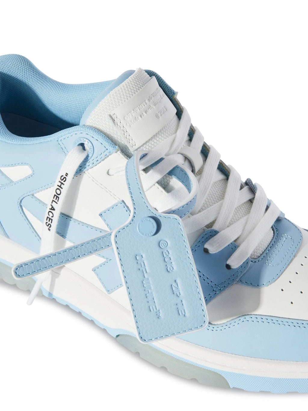 Sneakers "Off" bleu bébé/blanc
