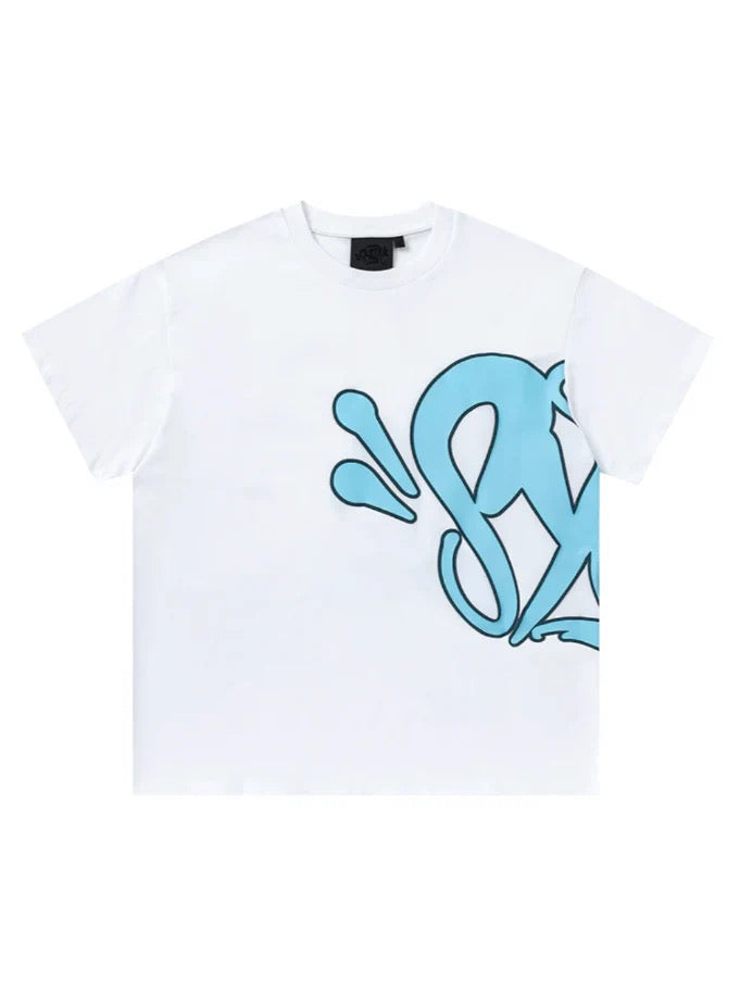 Ensemble court "Graffiti" bleu