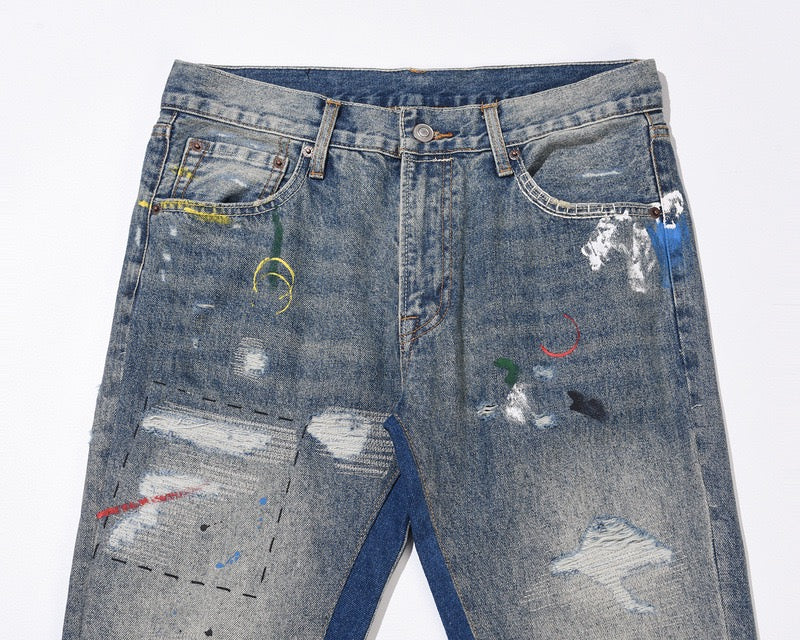 Denim évasé "Wavy"