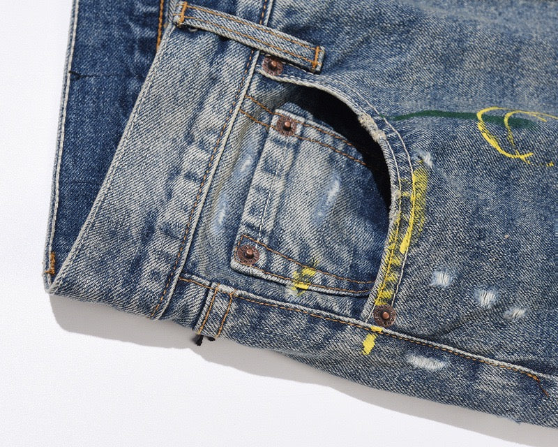 Denim évasé "Wavy"