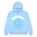 Sweat à capuche "Sp5der" bleu clair