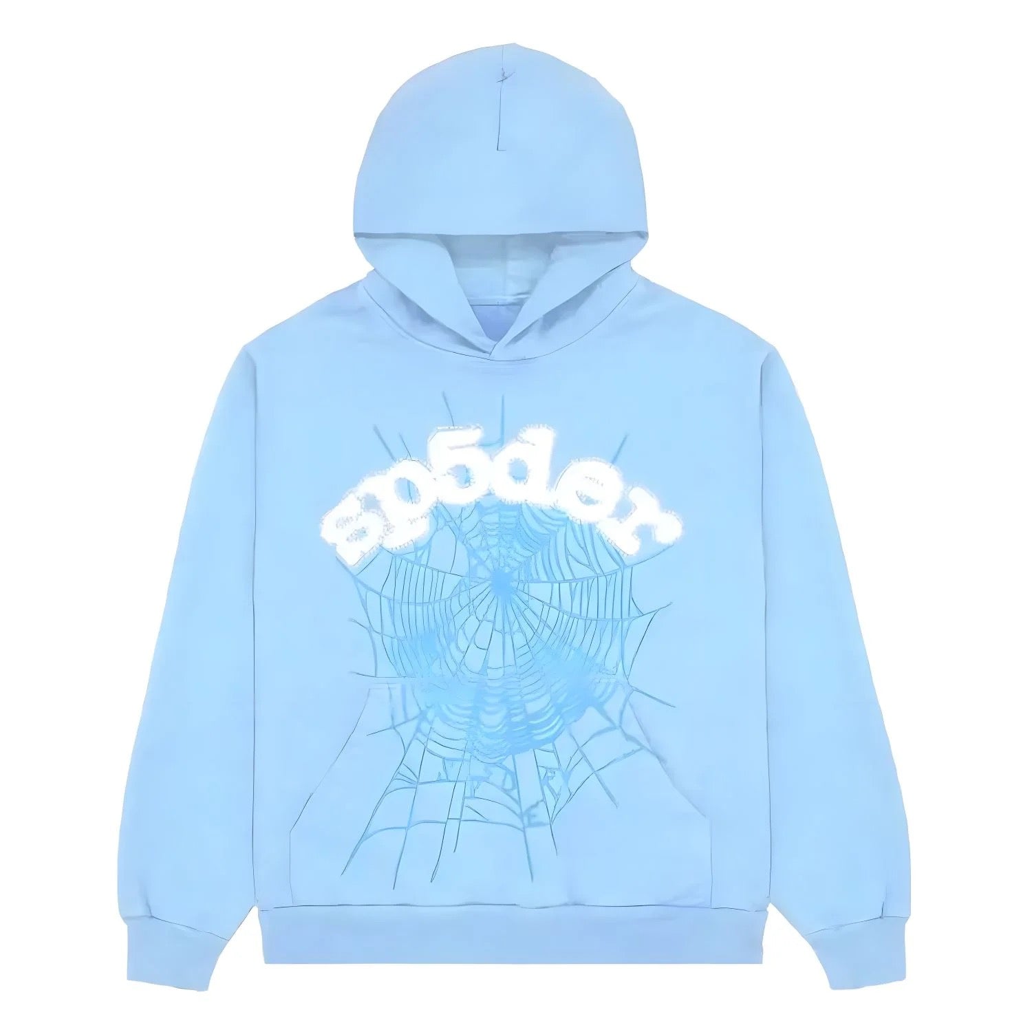 "Sp5der" Hoodie Baby Blue