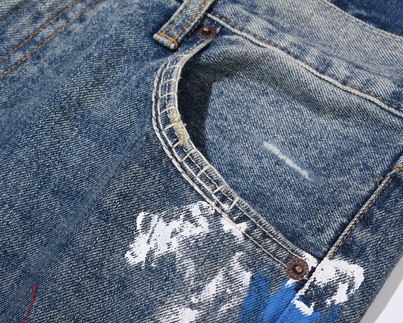 Denim évasé "Wavy"