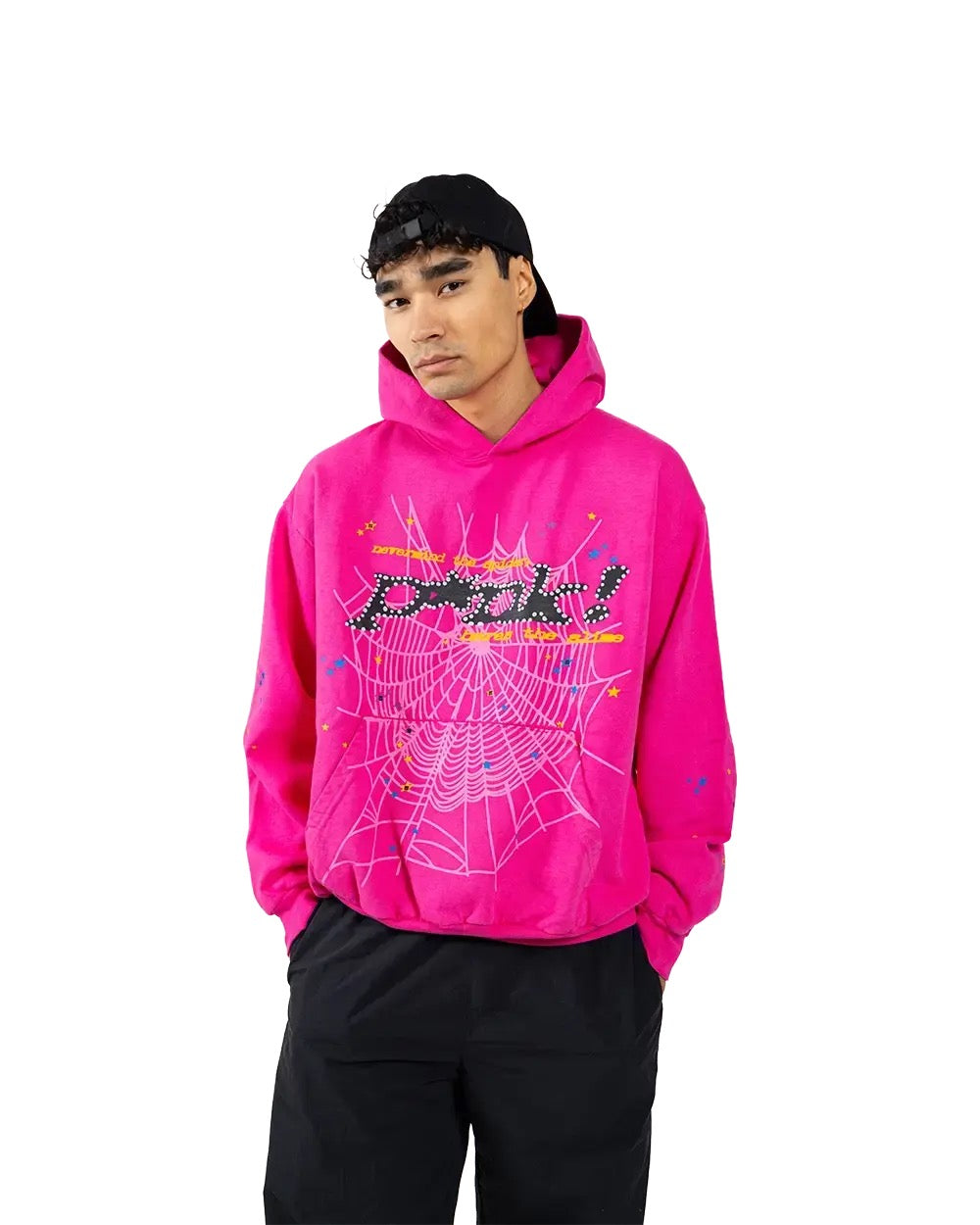"Sp5der" Hoodie Rose
