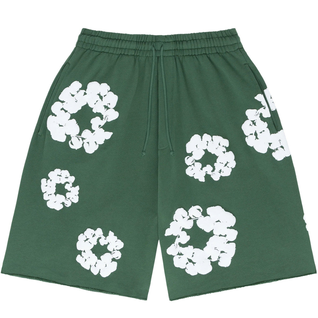 Shorts "Fleur" Vert