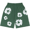 Shorts "Fleur" Vert