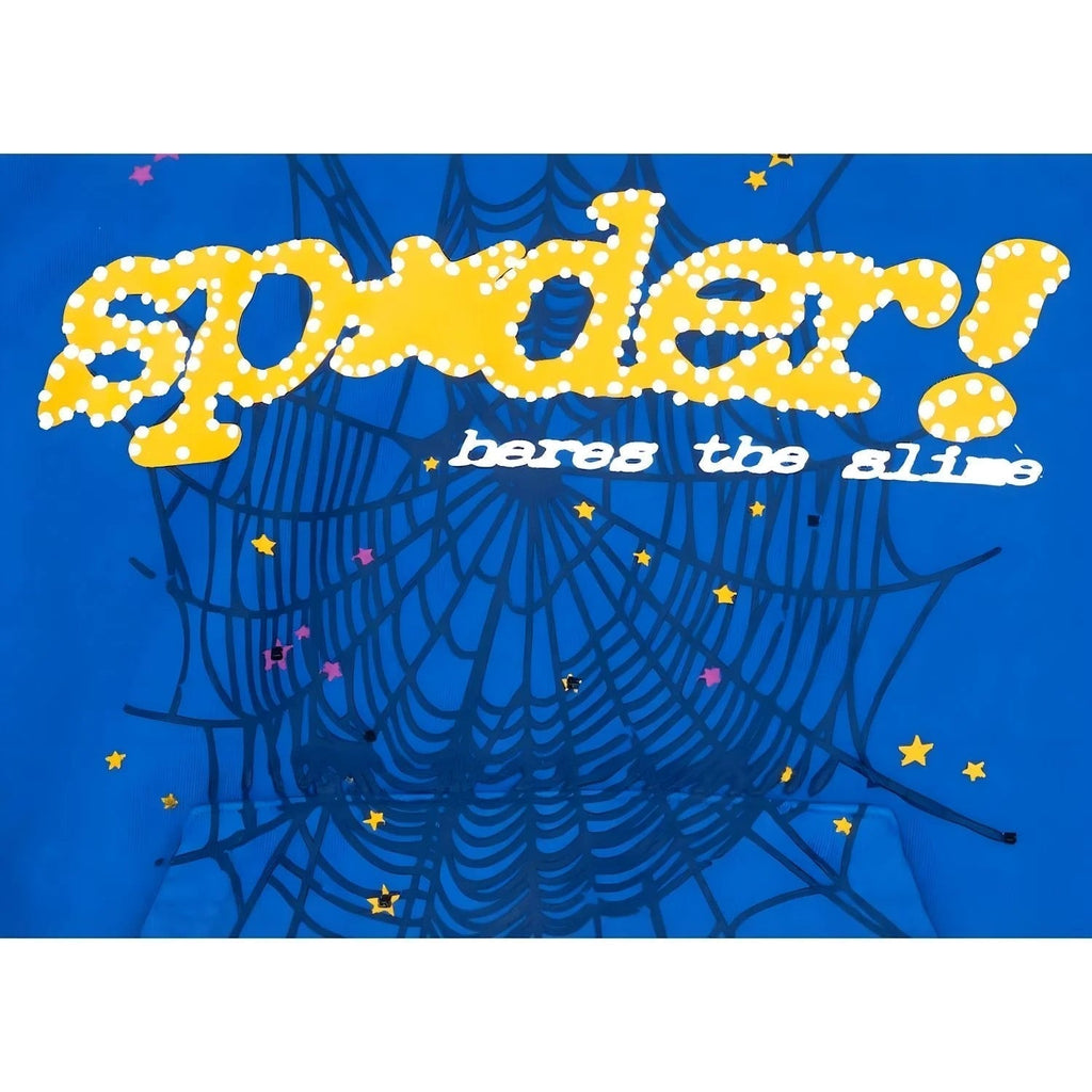 Hoodie "Sp5der" bleu