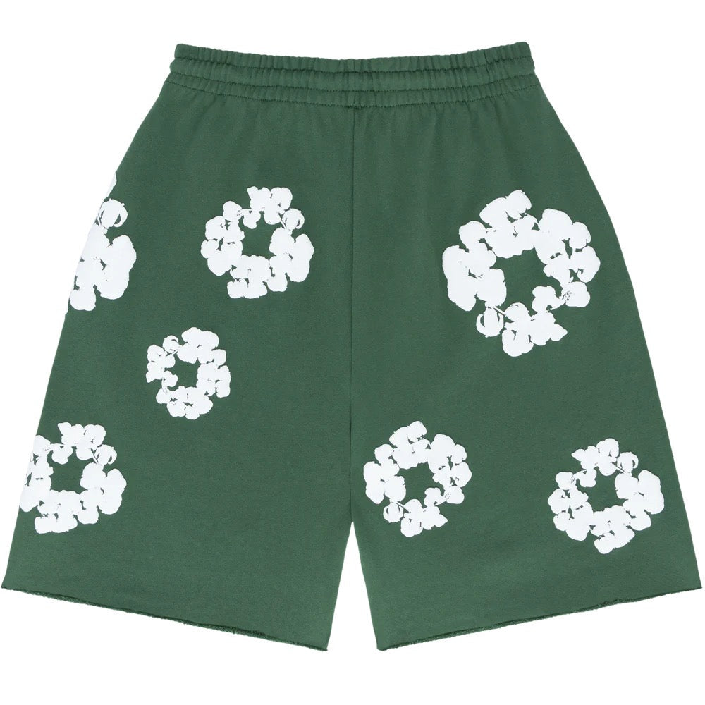 Shorts "Fleur" Vert
