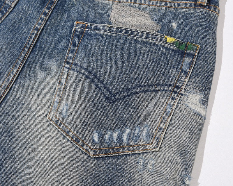 Denim évasé "Wavy"