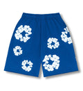 Shorts "Flower" bleus