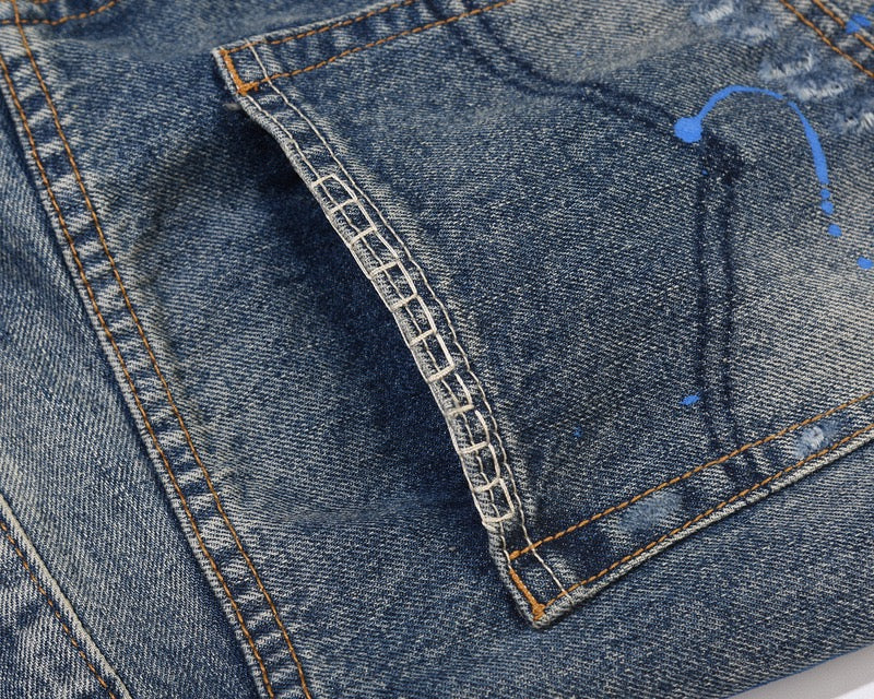 Denim évasé "Wavy"