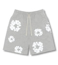 Shorts "Flower" gris
