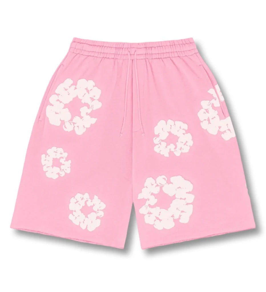 Shorts "Flower" rose
