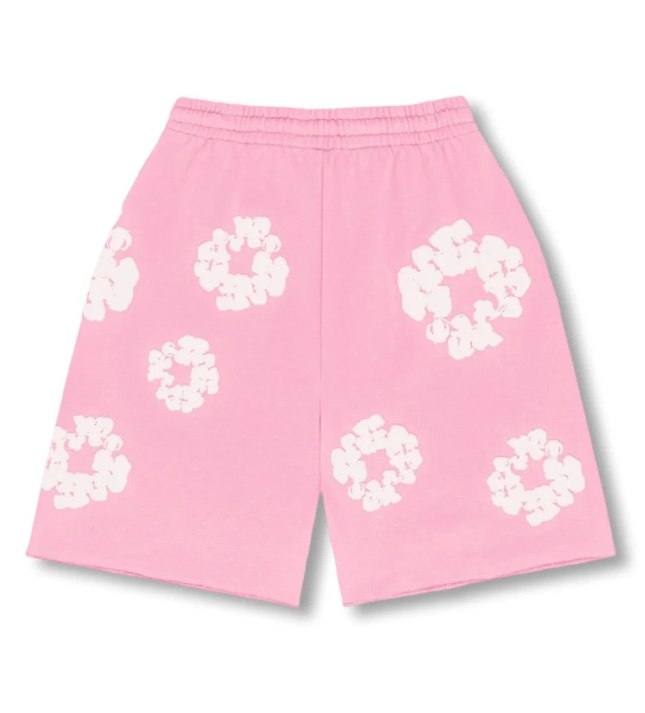 Shorts "Flower" rose