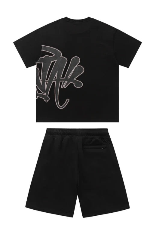 Ensemble court "Graffiti" noir