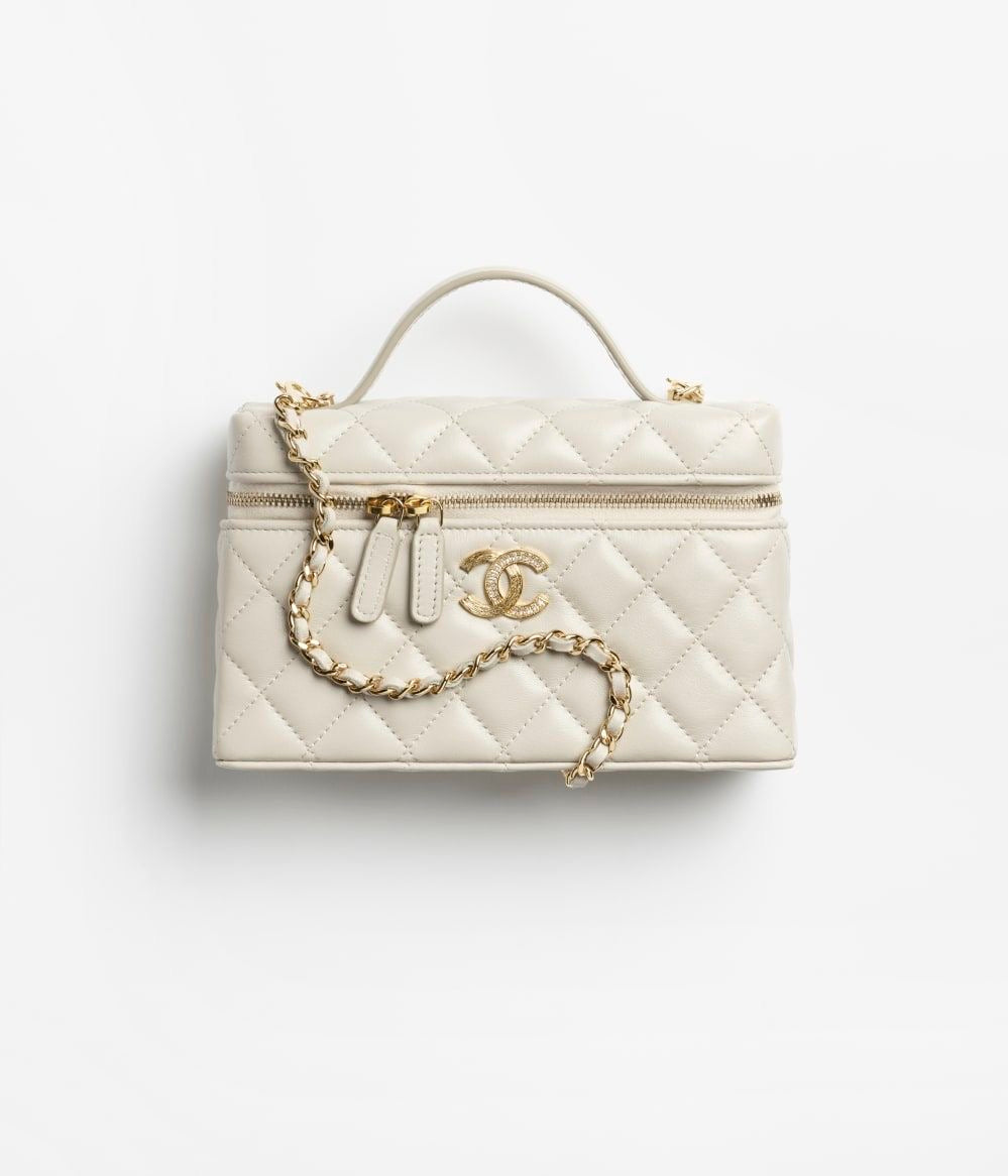 VANITY BAG white/cream