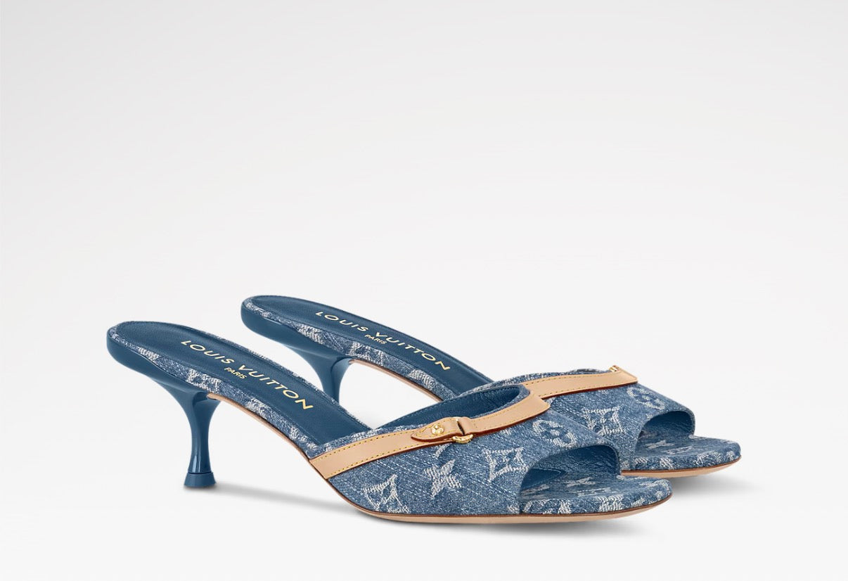 LV DENIM SANDALS