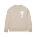 « Cœur » - Pull crème