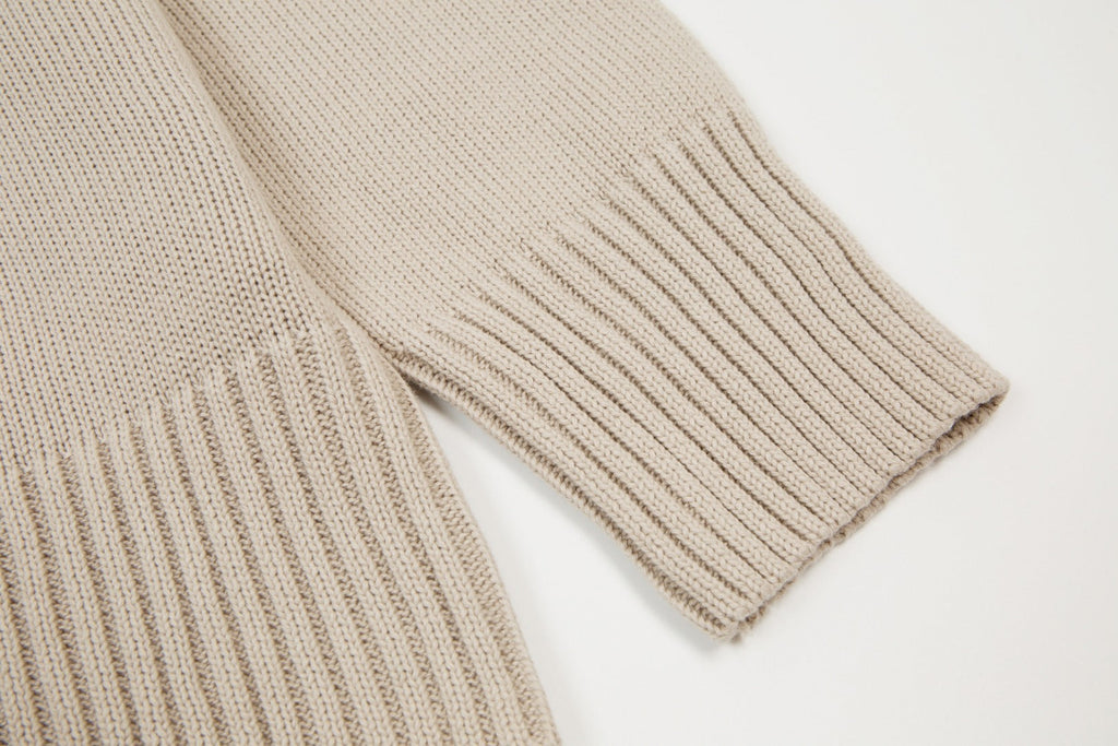 « Cœur » - Pull crème