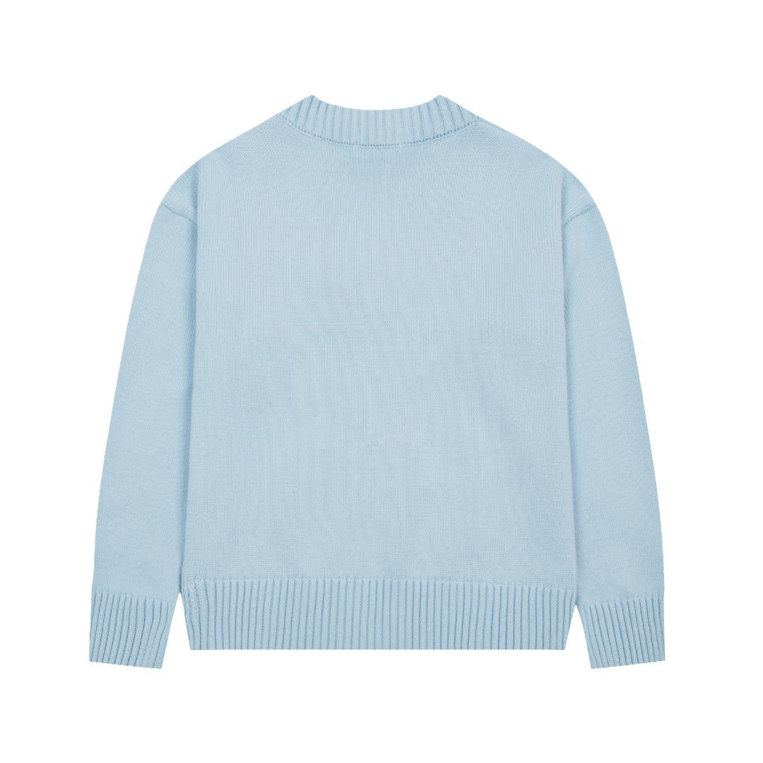 "Heart" - Sweater Baby Blue