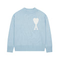 « Cœur » – Pull bleu clair bébé