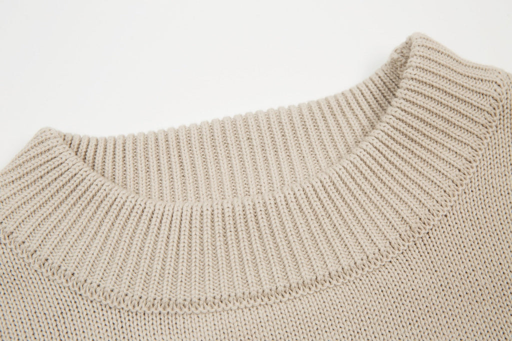 « Cœur » - Pull crème