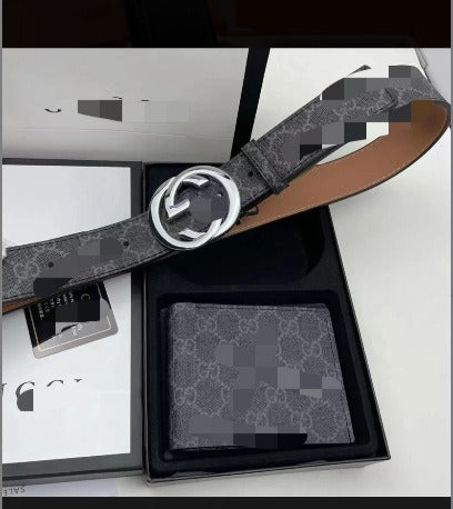 Ceinture et portefeuille "GG"